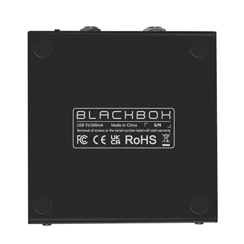 M-Vave Blackbox Controlador MIDI Bluetooth - Pedal portátil y versátil para guitarra, bajo, control DAW, conectividad inalámbrica, recargable, para vivo y estudio