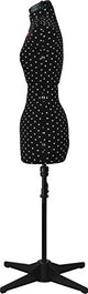 Prym 611752 Prymadonna Polka Dots-Busto de Sastre, Talla S, Negro con Puntos Blancos, Size S (36-42)
