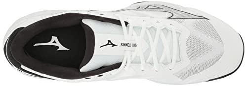 Mizuno Wave Exceed Light para Hombre, Blanco/Negro, 11.5, Blanco/Negro, 45 EU