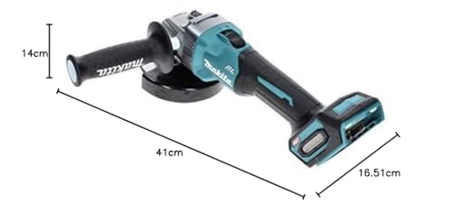 Makita GA008GZ - Amoladora angular inalámbrica (40 V, máx. (sin batería, sin cargador)