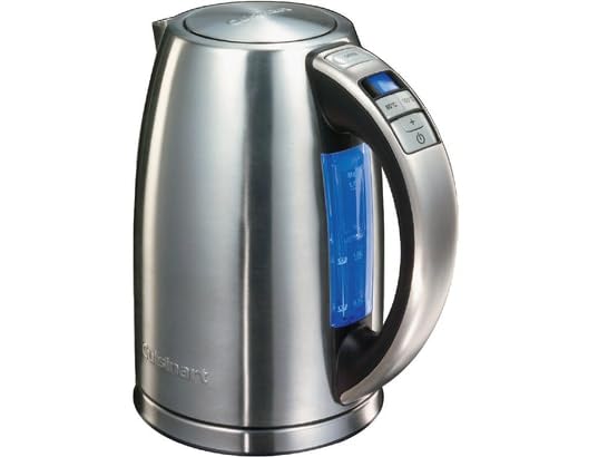 Cuisinart Hervidor eléctrico con jarra Multi-Temp | Ebullición rápida, 3KW | Sin cable | 1,7L de capacidad | Temperatura ajustable | Filtro antical lavable y extraíble | Acero inoxidable