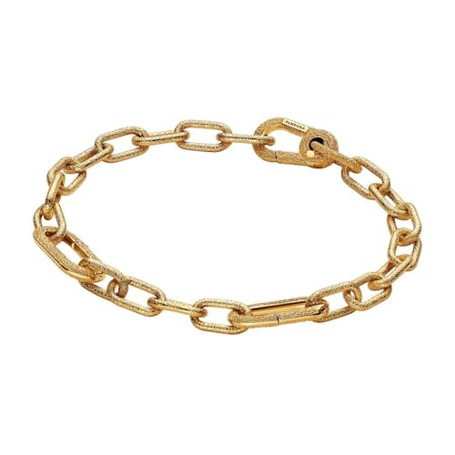 Pandora 563829C00 - Pulsera para mujer, color dorado mate, 563829C00-, 563829C00-3, Plata de ley, No es una piedra preciosa