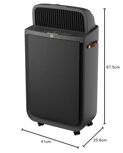 Electrolux Pure Multi 700, purificador de aire, conexión Wi-Fi, función de ventilador, aire puro Filtración HEPA en 5 pasos, 73m2 máx., silenciador, EPU72771DG, gris oscuro