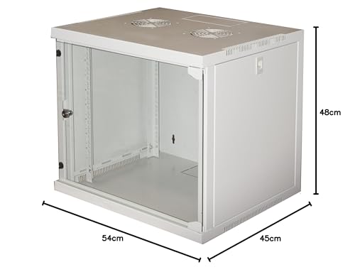 Link Accessori LK1909UG Bastidor de pared 9U 50kg Gris estante - Estantería (50 kg, Bastidor de pared, 9U, Gris, 48,3 cm (19"), 4 postes)
