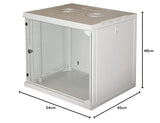 Link Accessori LK1909UG Bastidor de pared 9U 50kg Gris estante - Estantería (50 kg, Bastidor de pared, 9U, Gris, 48,3 cm (19"), 4 postes)