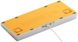Glorious Gaming GMMK 3 anpassat mekaniskt gamingtangentbord, 75% TKL, modulärt packningssystem, doubleshot PBT-tangenter, aluminiumplatta, utbytbara 3- Och 5-stiftsbrytare, USA QWERTY - Vit