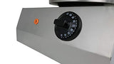 SARO CS-100 Máquina para perros calientes, cilindro de cristal, carcasa de acero inoxidable, control de temperatura 0-110 °C, compacto, 280 x 260 x 420 mm (A x L x H), 1 kW