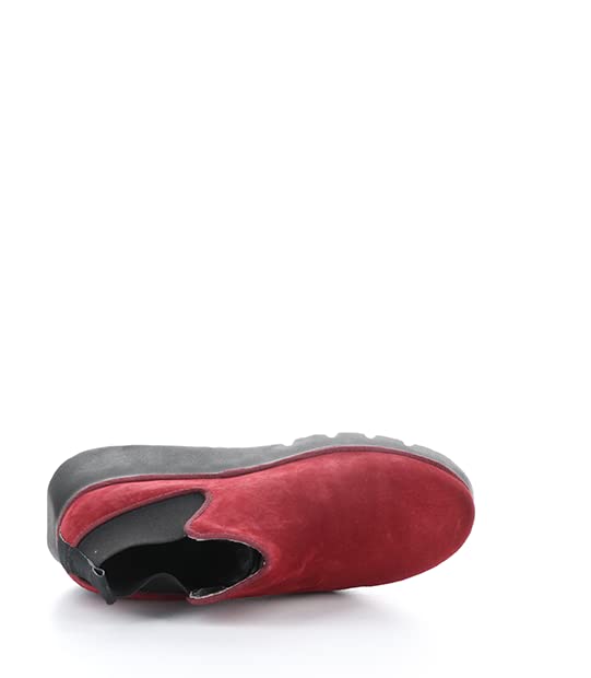FLY London Boots, Botas Estilo Chelsea Mujer, Red, 41 EU