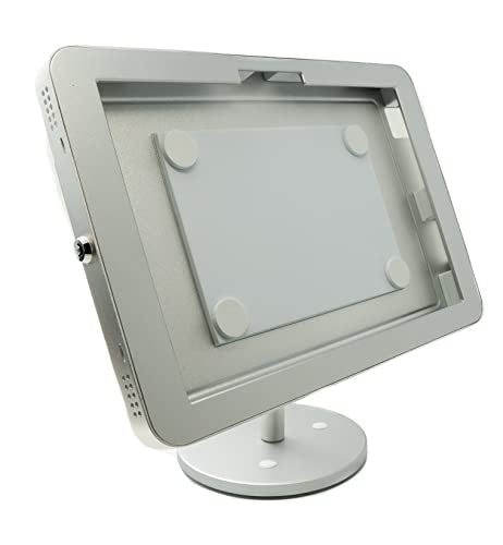 System-S Soporte de Mesa 360° con Cerradura para Microsoft Surface Pro 8 de 13,0", Color Gris