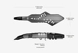 Roland AE-05 Aerophone GO — Instrumento de viento digital con la app gratuita Aerophone GO Plus y funda de transporte flexible