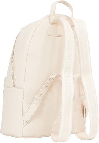 Tommy Hilfiger Mochila Mujer Logotape elegante, Beige (Sugarcane), Talla Única