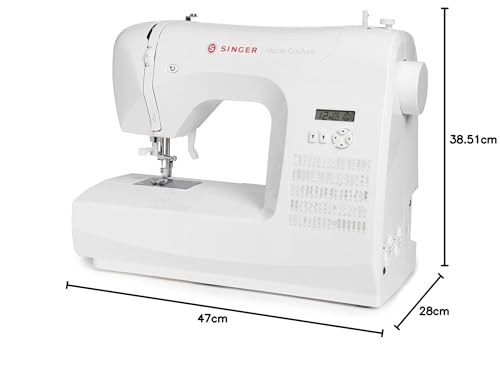 Singer Haute Couture - Máquina de coser electrónica - Edición Limitada - 80 puntadas - Máquina de coser portátil - Profesional - Automática - Para una costura creativa - Fácil para principiantes