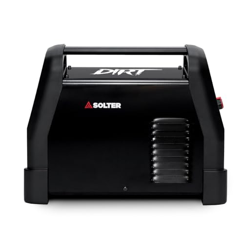 Solter Equipo Inverter de Soldadura DIRT 200A Tecnología TIG/MMA Lift-Arc Arc-Sense, Arc-Force y Hot-Start Regulación Digital Precisa Compatible con Electrodos de Aluminio y Generadores Eléctricos