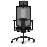Sedus, Se:do Pro Light 2 - Silla de Oficina ergonómica, Membrana de Red, Color Negro, Soporte Lumbar, Soporte para el Cuello, Altura Regulable