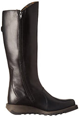Fly London Mol 2, Botas con cremallera, Mujer, Black 005, 38 EU