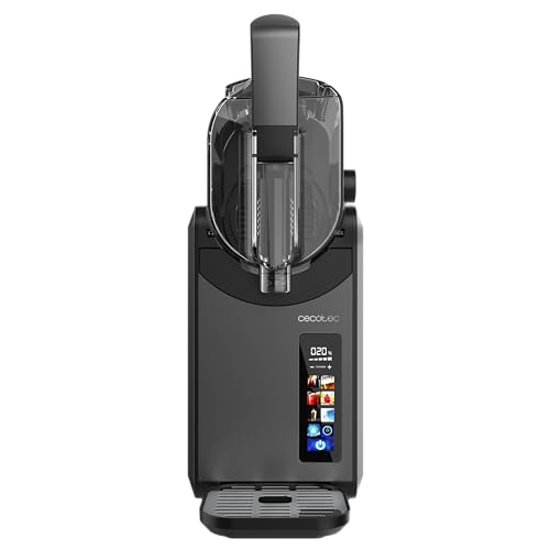 Cecotec Máquina de Granizado Heladera 2,6L Twist&Ice 2600. 220W, Bebidas en 15-60mins, 1,9L para Ingredientes, Control Táctil, 6 Modos, Refrigeración Adaptable, Diseño Ergonómico, Boquilla sin Goteo