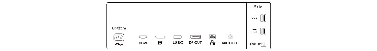 Philips 346P1CRH Monitor 34 Pulgadas UWQHD Curvo, 100Hz, VA, 4 ms GtG, HDR400, 0, Altura Ajustable, Altavoces (3440x1440, 1x HDMI 2.0, 1x DP 1.4, USB-Hub), Negro