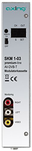 Axing SKM 1 – 03 – Modulador de Audio Video de láser Single AV a de DVB-T