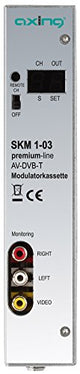 Axing SKM 1 – 03 – Modulador de Audio Video de láser Single AV a de DVB-T