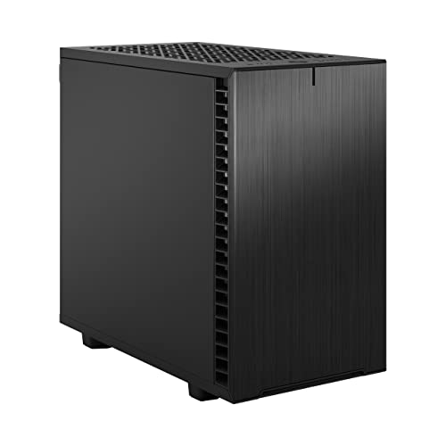 Fractal Design Define 7 Nano Black Brushed Aluminum/Steel Mini ITX Silent Solid Nano Tower Computer Case