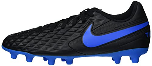 Nike Tiempo Legend 8 Elite Fg - Botas De Fútbol Unisex Adulto, Multicolor (Black/Black-Blue Hero 4), 40 EU, Par