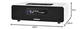 Sangean Radio Bluetooth BT DDR36W, Blanca