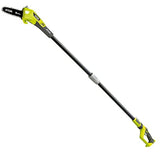 RYOBI ONE+ 18V Podadora de altura telescópica RPP182020 – Espada 20 cm, 5,5 m/s, cabezal 30°, lubricación automática – Kit con batería 2,0 Ah y cargador (alcance hasta 3 m)