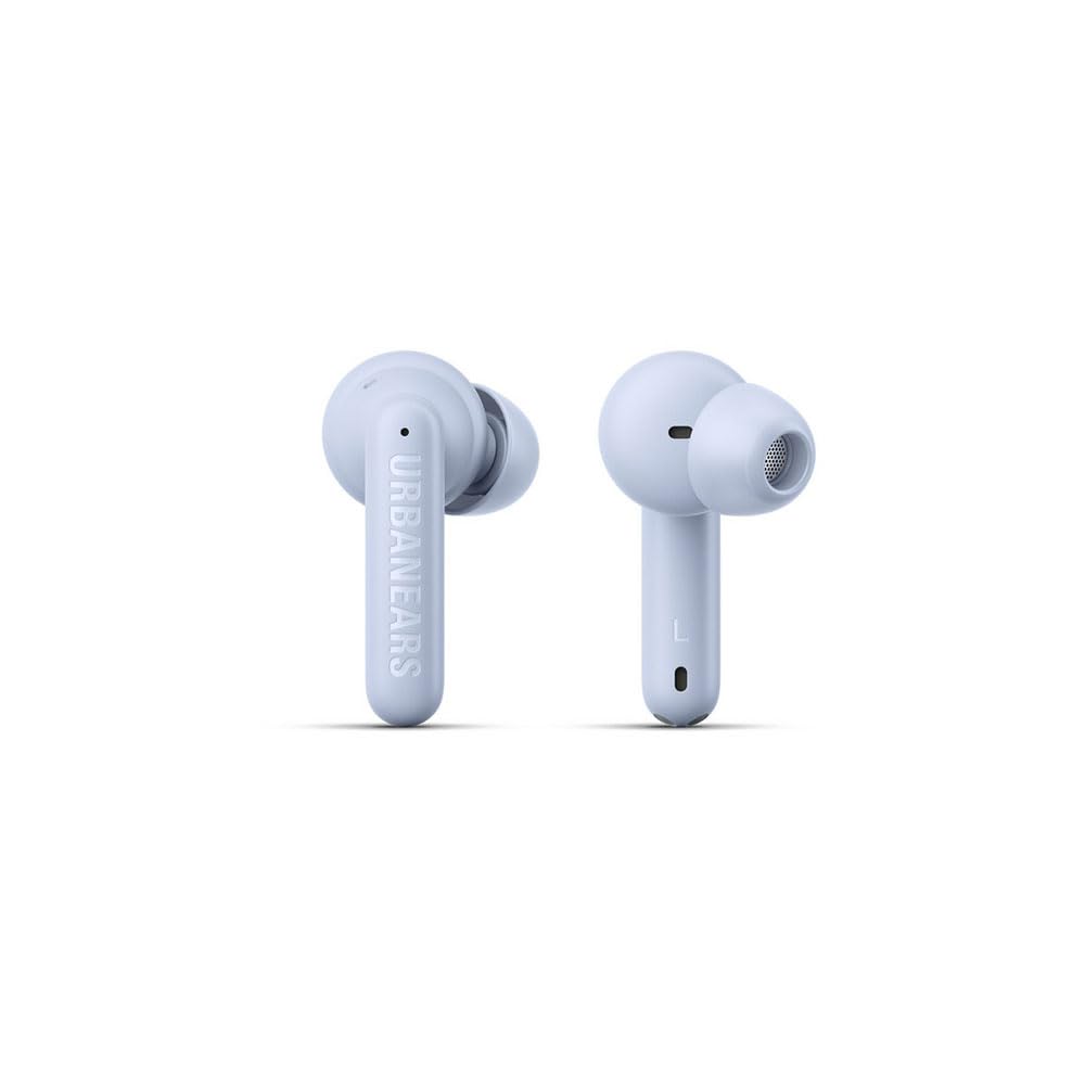 Urbanears Boo Tip True Wireless Audífonos inalámbricos ,auriculares, 30 horas de tiempo de reproducción, resistente al agua con clasificación IPX4 - ligeramente azul