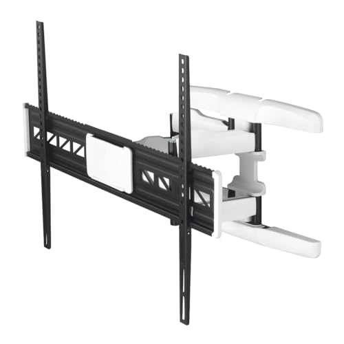 Hama Soporte de Pared para TV (3 articulaciones, 90 Pulgadas, VESA 800 x 600, LCD/LED, para TV, Montaje en Pared, Giratorio 120 Grados, Inclinado, Acero, Capacidad de Carga máxima de 75 kg, bisagras