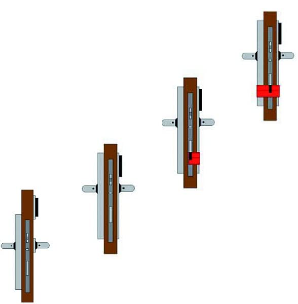 SNAC17SL1S007VI Smartair Stand alone IClass JPM – Cuadrado 7 entre ejes 70 mm