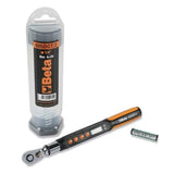 Beta 605DGT/2 – Llave dinamométrica electrónica de 4 a 20 Nm, pantalla LCD multiunidad, carraca reversible de 1/4", LED y zumbador, alta precisión