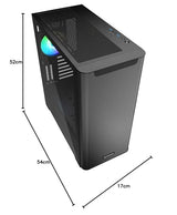 SHARKOON M30 RGB ATX E-ATX RGB Negro