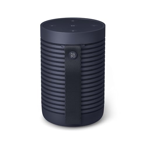 Bang & Olufsen Beosound Explore Altavoz de 360 Grados Bluetooth Portátil Inalámbrico de Alta Gama para Uso en Exteriores, Casa y Viaje, IP67 Resistente al Agua y Polvo, Hasta 27 horas Navy
