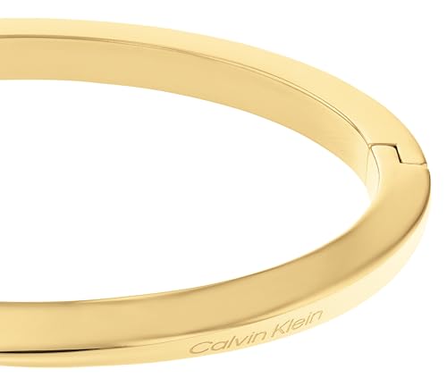 Calvin Klein Brazalete Rígido para Mujer Colección TWISTED RING en Oro Amarillo - 35000313