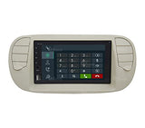Radio de Coche para Fiat 500 Crema GPS Bluetooth WiFi USB Dab+ Touchscreen 6.2" 8core Carplay AndroidAuto
