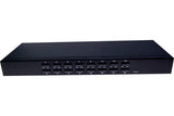 USB PS/2 Combo KVM Switch with OSD Menu- 8 Ports