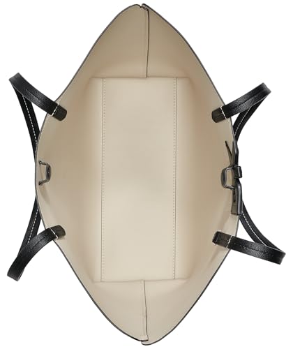 DKNY Nicole Tote, Muerto Mujeres, Negro y Gris Topo Claro, Talla única
