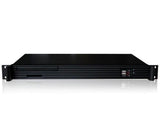Techly I-CASE IPC-140 Estante Negro carcasa de ordenador - Caja de ordenador (Estante, PC, Aluminio, Acero, Mini-ITX, Negro, 1U)