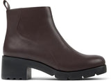 Camper Wanda K400228, Botines con Cremallera Mujer, Marrón Oscuro 009, 41 EU