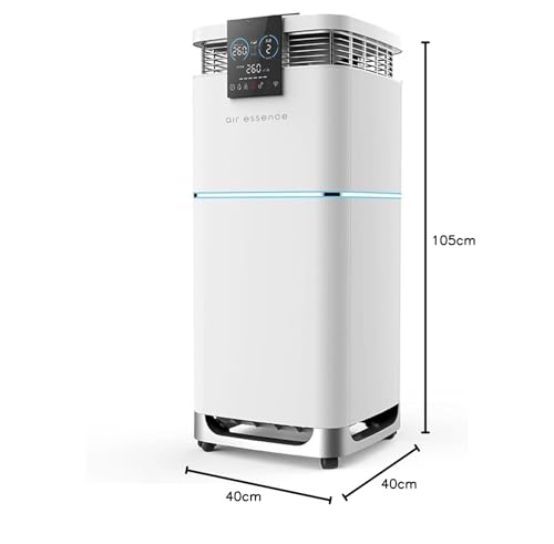 Purificador de Aire Air Essence Cyclone, 115-130m2, CADR 1000m3/h, Blanco, Air Purifier, Esterilización UVC, Neutralizador De Olores, Sensor de purificador aire Contaminantes y Control Remoto