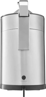 WMF Profi Plus - Exprimidor Eléctrico de Palanca, 1000 W,Ideal para Cítricos , Acero Inoxidable Cromargan, Exprimidor de Naranjas, Directo al Vaso, Apto Lavavajillas