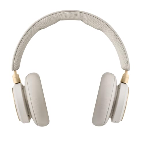 Bang & Olufsen Beoplay HX Auriculares Premium Inalámbricos Bluetooth de Diadema con Cancelación de Ruido, 6 Micrófonos, hasta 40 Horas de Autonomía, Cascos y Estuche Gold Tone