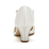 Rainbow Club Zapatos de Novia Anika - Dos Piezas, Corte salón, Mujer, satén Ivory Crema, Mujer, número 40 UE (7 Reino Unido)