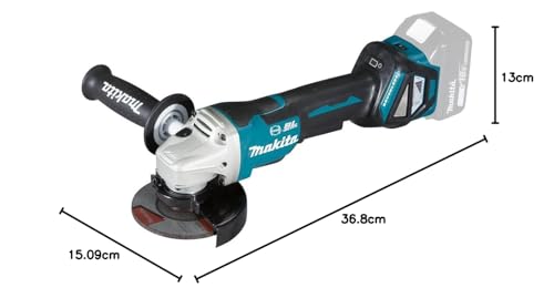 Makita DGA467Z Amoladora a Batería 18V LXT 115mm BRUSHLESS (Solo Cuerpo)