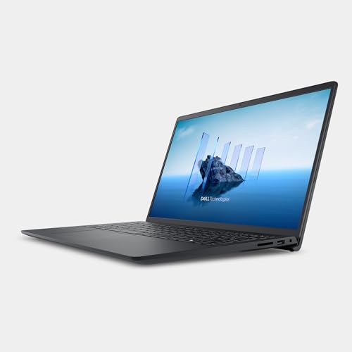 Dell 15 Ordenador Portátil DC15250 15.6" FHD 120Hz, Intel Core i3-1300U, 8GB RAM DDR4, 512GB SSD, Intel UHD, Windows 11 Home, Teclado retroiluminado QWERTY Español – Negro Carbón
