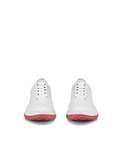 ECCO Zapato de Golf híbrido Impermeable Lt1 para Mujer, Chicle Blanco, 40 EU
