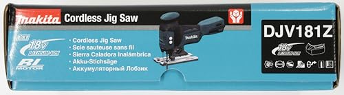 Makita DJV181Z DJV181Z-Caladora bl 18v lxt con pomo, 390 W, 18 V, Negro