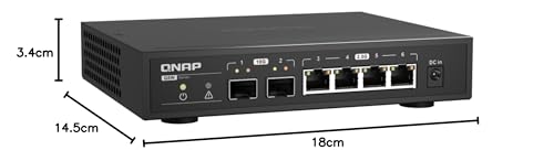 QNAP QSW-2104-2S 2ports 10GbE SFP+ 5port