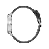 HUGO Reloj Analógico de Cuarzo para Hombre Colección #RASE con Correa de Cuero Negra - 1530115