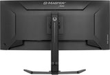 iiyama G-Master GCB3484WQSU-B1 86.4 cm 180Hz Curvo UWQHD, 0.4ms, FreeSync Premium, 3440x1440, 2 x HDMI, 1 x DisplayPort, 2 x USB 3.2, 2 x USB-C (7.5W), Soporte de Altura Ajustable